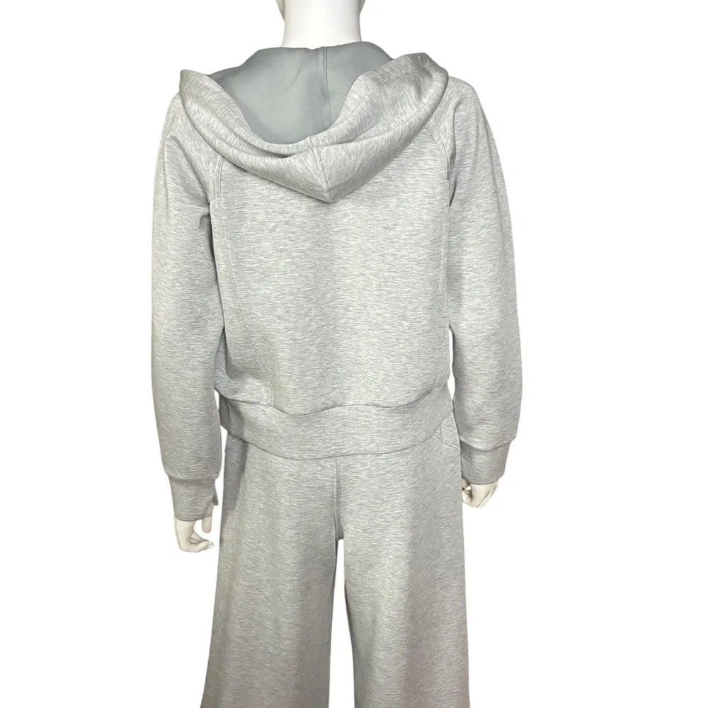 SPANX AirEssentials Zip Front Hoodie Gray Size XS - Picture 3 of 7